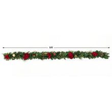 Member's Mark 9' Red Pre-Lit Decorated Garland