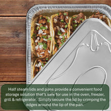 Member's Mark Aluminum Steam Table Lids, Half Size, 100 ct.
