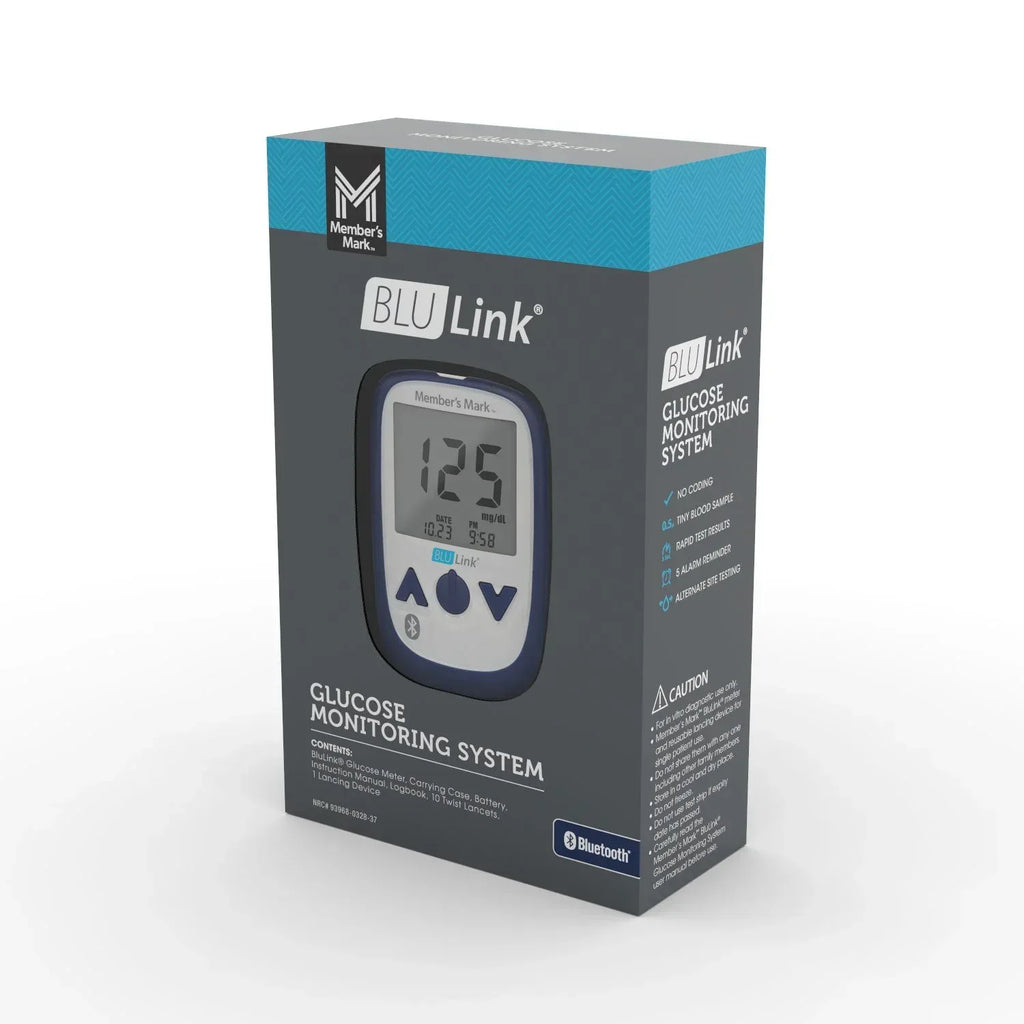 Member's Mark BluLink Bluetooth Glucose Monitoring System– Brands For ...