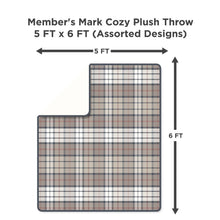 Member's Mark Cozy Plush Throw, 60" x 72"