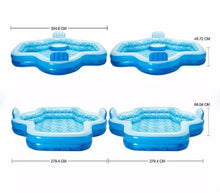 Piscina inflable familiar elegante Member's Mark de 10 pies: espaciosa y duradera