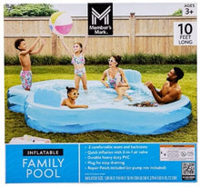 Piscina inflable familiar elegante Member's Mark de 10 pies: espaciosa y duradera