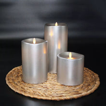 Member's Mark Flameless Moving LED Wax Candles, 3 pc.