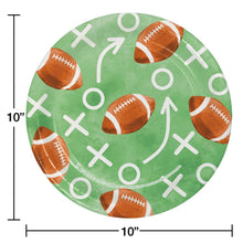 Member's Mark Football Fun Party Paper Plates, 10", 85 ct.