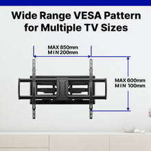 Member's Mark Full Motion Extended TV Wall Mount with Articulating Dual Swivel Arms for 32"-100" TVs