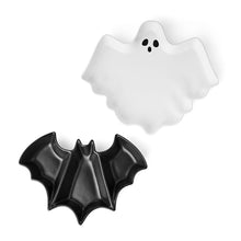Member's Mark Halloween Serveware, Ghost & Bat, Set of 2