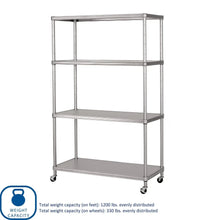 Member’s Mark Home 4-Tier Steel Shelving with Shelf Liners, 36" W x 14" D x 56.5" H - Brands For Less USA