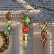 Member's Mark Jumbo Pre-Lit Shatterproof Ornament Stake Lights, Set of 3