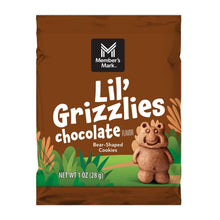 Member's Mark Lil' Grizzlies Bear-Shaped Cookies Variety Pack, Chocolate and Vanilla, 1 oz., 40 pk.