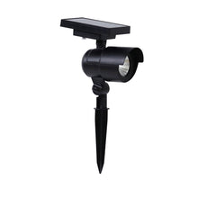 Member's Mark Matte Black LED Solar Spot Lights, 2-pack
