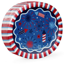 Member's Mark Patriotic Oval Paper Plates, 10" x 12", 50 ct.