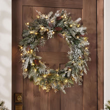Member's Mark Pre-Lit 32" Flocked Wreath