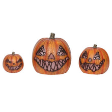 Member's Mark Pre-Lit Flickering Jack-O-Lanterns, Set of 3