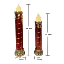 Member's Mark Pre-Lit Oversized Candlesticks, Set of 2