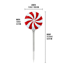 Member's Mark Pre-Lit Peppermint Stake Lights, Set of 5