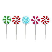 Member's Mark Pre-Lit Peppermint Stake Lights, Set of 5