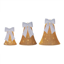 Member's Mark Pre-Lit Woven Bells, Set of 3