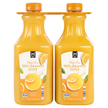 Jugo de naranja Member's Mark 100%, sin pulpa (paquete de 2)