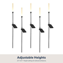 Member's Mark Reed LED Solar Landscape Accent Lights, 5-Pack