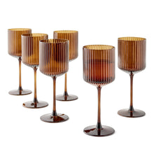 Member's Mark Ribbed Wine Glasses, 6-Pack