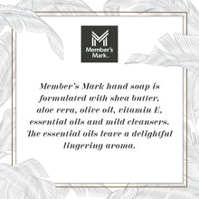 Member's Mark Variety Pack Hand Soap with Refillable Glass Dispensers, 3 Pack, 16 oz. each