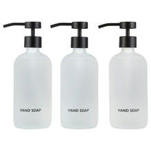 Member's Mark Variety Pack Hand Soap with Refillable Glass Dispensers, 3 Pack, 16 oz. each