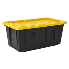 Member's Mark 40 Gallon Heavy-Duty Black and Yellow Storage Tote, 22.0" D x 38.2" W x 16.4" H, 1 pack or 2 pack - Brands For Less USA