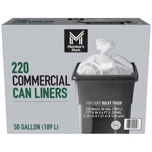 Member's Mark 33 Gallon Commercial Can Liners, 320 ct.