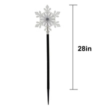 Luces LED para sendero Member's Mark Snowflake, paquete de 5 unidades.