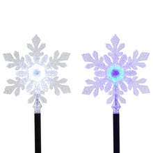 Luces LED para sendero Member's Mark Snowflake, paquete de 5 unidades.