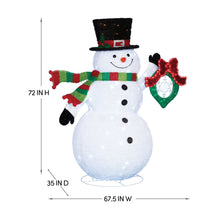Member's Mark 6' Pre-Lit Pop-up Twinkling Snowman