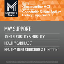 Member's Mark Extra Strength Glucosamine HCl and Chondroitin Sulfate Sodium Tablets, 340 ct.