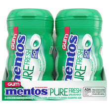 Mentos Pure Fresh Sugar Free Gum, Spearmint, 50 Pieces, 4-count