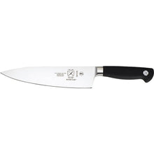 Mercer Culinary Genesis 8" Steel Short Bolster Chef's Knife, Black