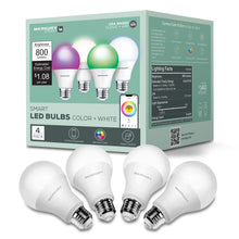 Merkury-Smart-LED-9-W-60-W-Equivalent-RGBW-Dimmable-Smart-Light-Bulbs-Smart-4-Pack_f6b31b15-92e4-4a3f-bd54-567d88296f0f.7415993bf6f0a3d981d55078129366a9 - Brands For Less USA