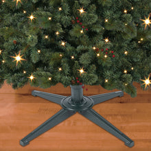 Árbol de Navidad artificial de metal con soporte de hasta 2,3 m de altura y 3,8 cm de diámetro, verde, de Holiday Time