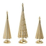 Metal Inspired Holiday Trees, Set of 3