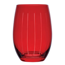 Mikasa Cheers Stemless Ruby Wine Glasses, Set of 6