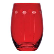 Mikasa Cheers Stemless Ruby Wine Glasses, Set of 6