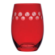 Mikasa Cheers Stemless Ruby Wine Glasses, Set of 6