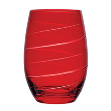 Mikasa Cheers Stemless Ruby Wine Glasses, Set of 6