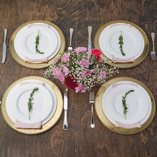 Mikasa Holiday Stainless Steel Charger Plates, Set of 4