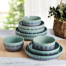 Mikasa Osborne 9-piece Stoneware Bowl Set