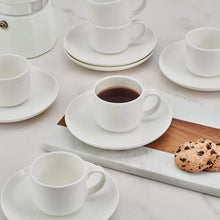Mikasa Set of 6 Espresso Cups & Saucers