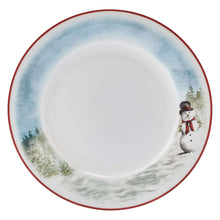 Mikasa Snowman Enchantment 12-Piece Bone China Dinnerware Set