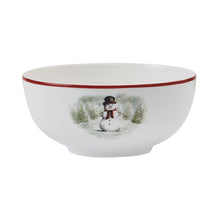 Mikasa Snowman Enchantment 12-Piece Bone China Dinnerware Set