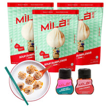 Mila Pork Xiao Long Bao Soup Dumplings - 50 Dumplings Per Bag, 3 Bags Total