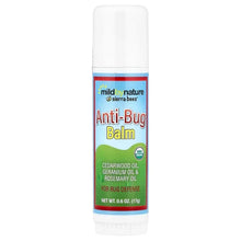 Mild By Nature, Anti-Bug Balm Stick, Cedarwood, Geranium & Rosemary Oil, 0.6 oz (17 g) - Brands For Less USA