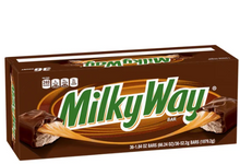 Milky Way Full Size Chocolate Candy, Caramel, 1.84 oz, 36-count