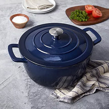 Mingle_Co_7-qt._Enameled_Cast_Iron_Dutch_Oven_NAVY_BLUE_2 - Brands For Less USA